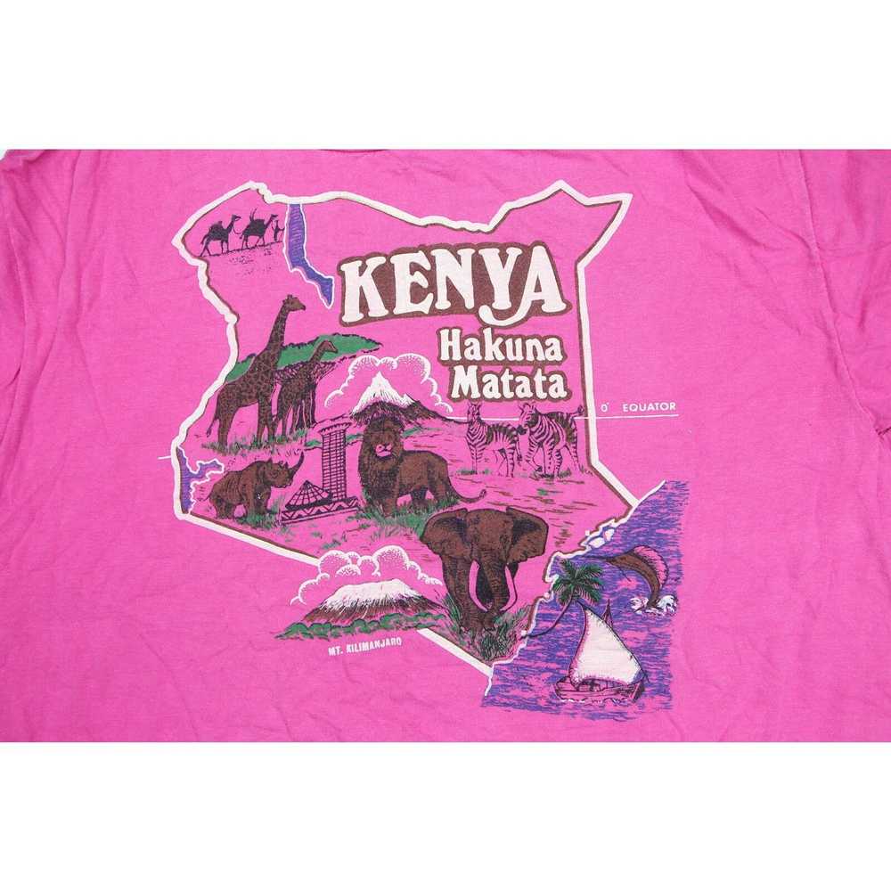 Other Vintage Kenya Safari Map Hakuna Matata Tee … - image 4