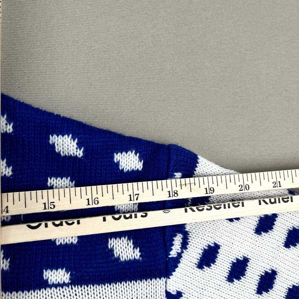 Microsoft Microsoft Sweater Medium White Knit Win… - image 10