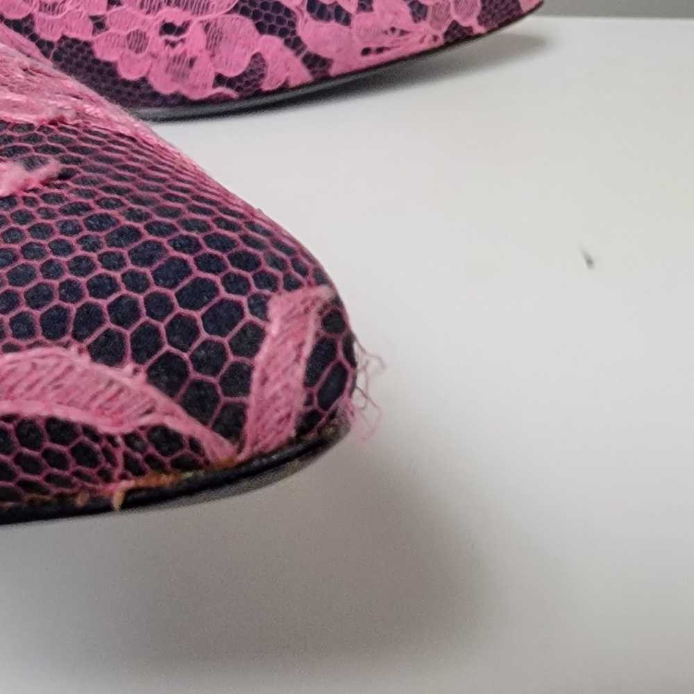 Nicholas Kirkwood x Erdem Pink Lace and Navy D'or… - image 8