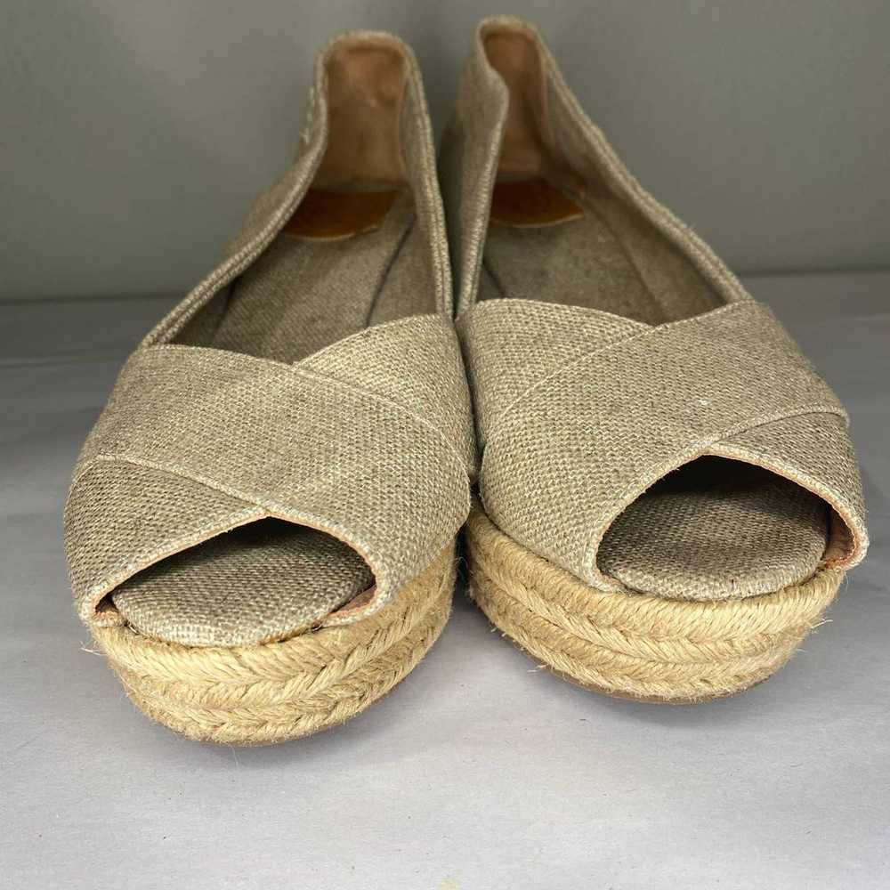 Tory Burch Filipa Espadrille Wedge Tan - image 5