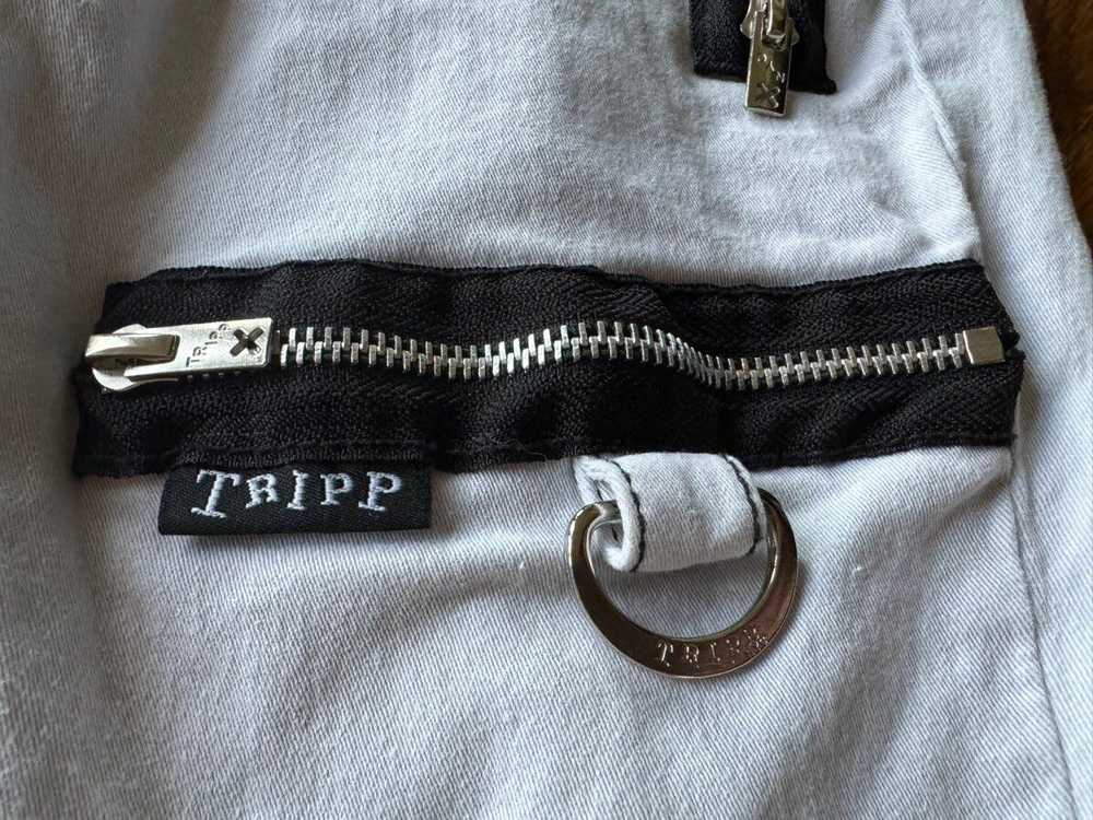 Tripp Nyc 31 Split Leg Bondage Pants Black White … - image 6