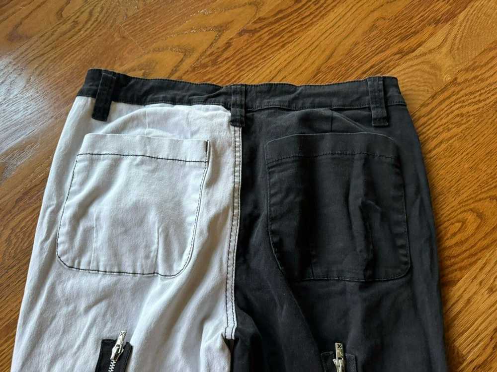 Tripp Nyc 31 Split Leg Bondage Pants Black White … - image 9