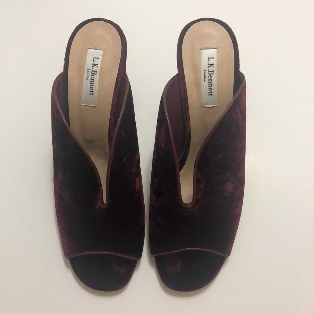 L.K. Bennett Carmela velvet block heel - image 11