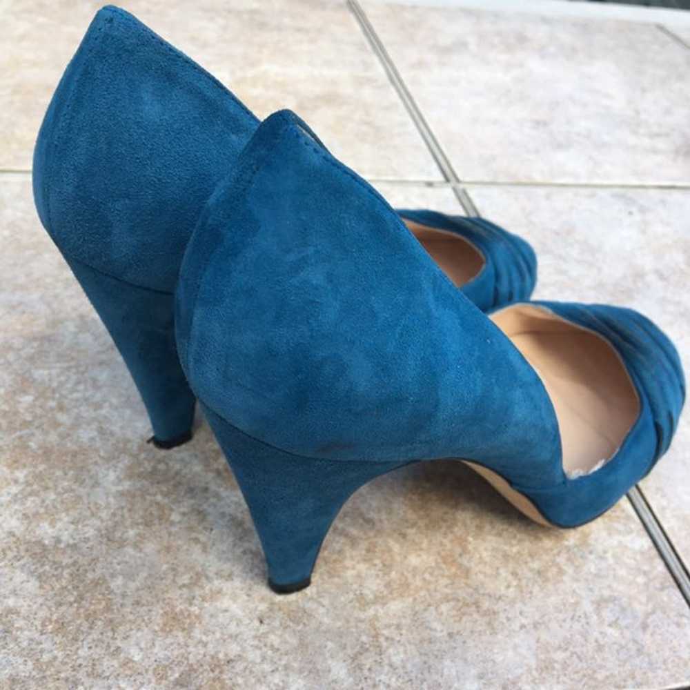 Loeffler Randall blue teal pumps shoes h - image 10