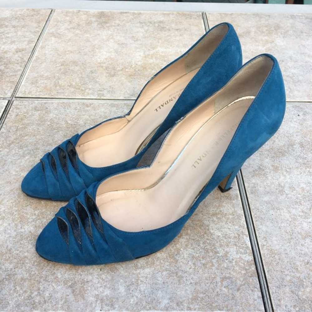 Loeffler Randall blue teal pumps shoes h - image 12