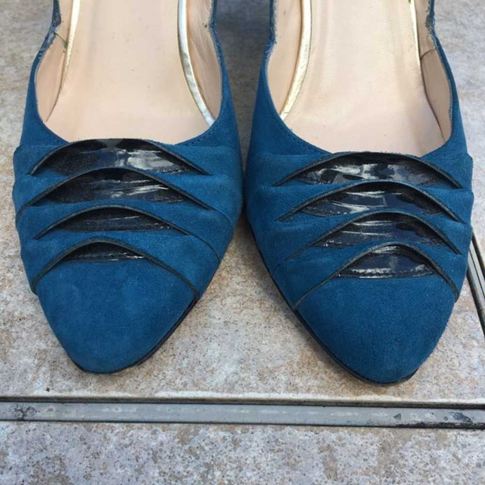 Loeffler Randall blue teal pumps shoes h - image 3