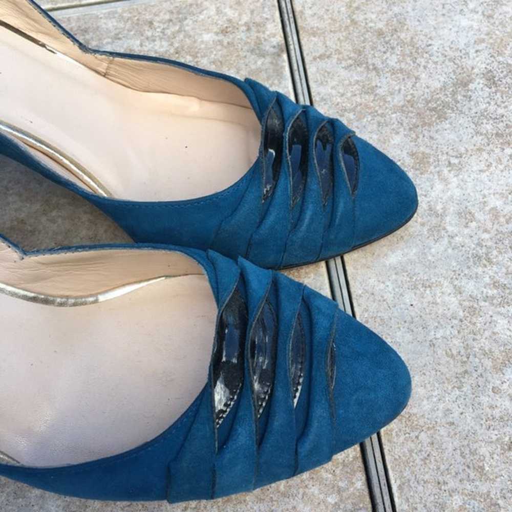 Loeffler Randall blue teal pumps shoes h - image 4