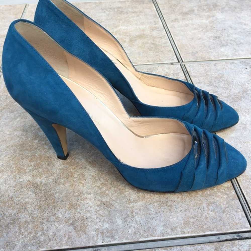 Loeffler Randall blue teal pumps shoes h - image 5