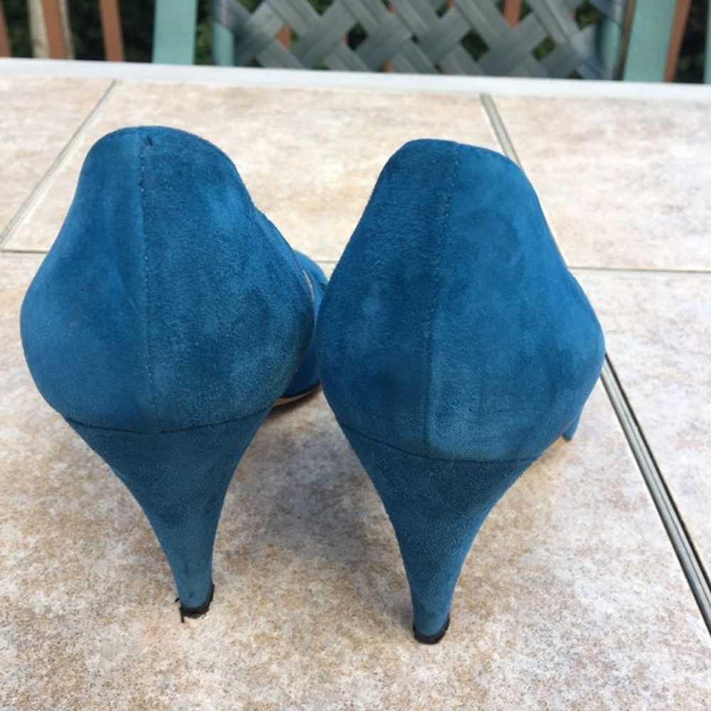 Loeffler Randall blue teal pumps shoes h - image 6