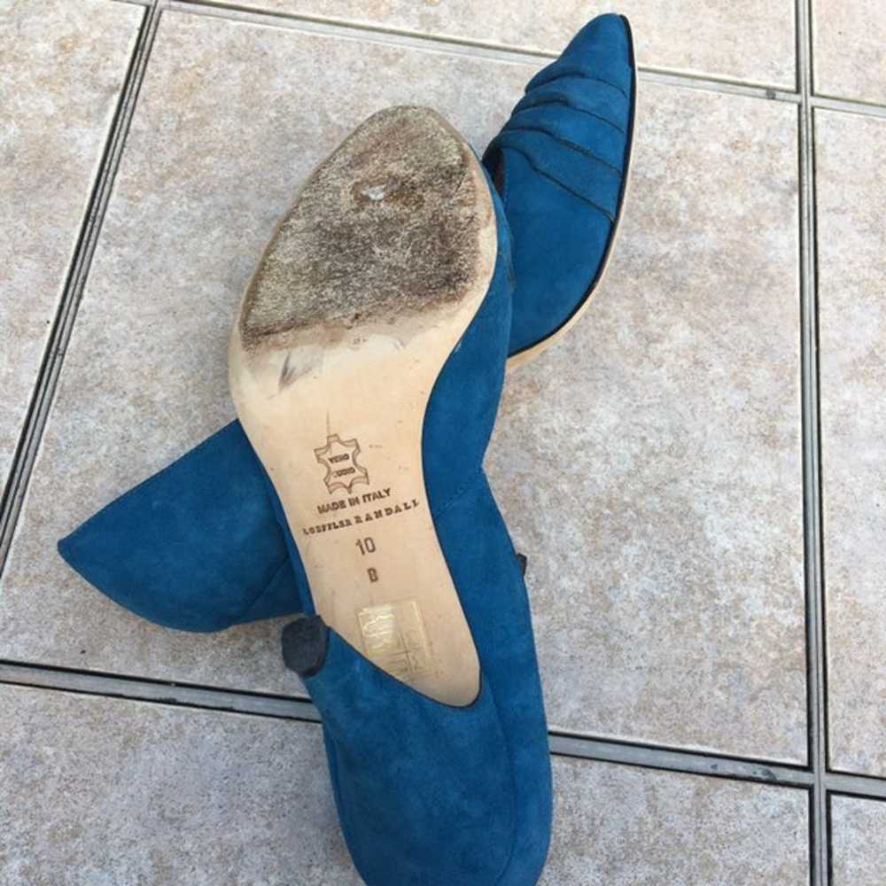 Loeffler Randall blue teal pumps shoes h - image 8