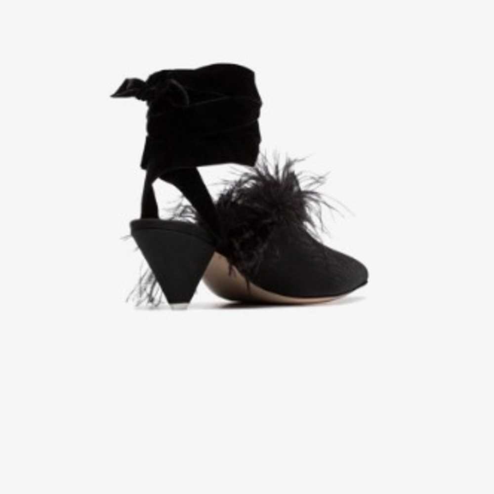 ATTICO black feather  heels - image 2