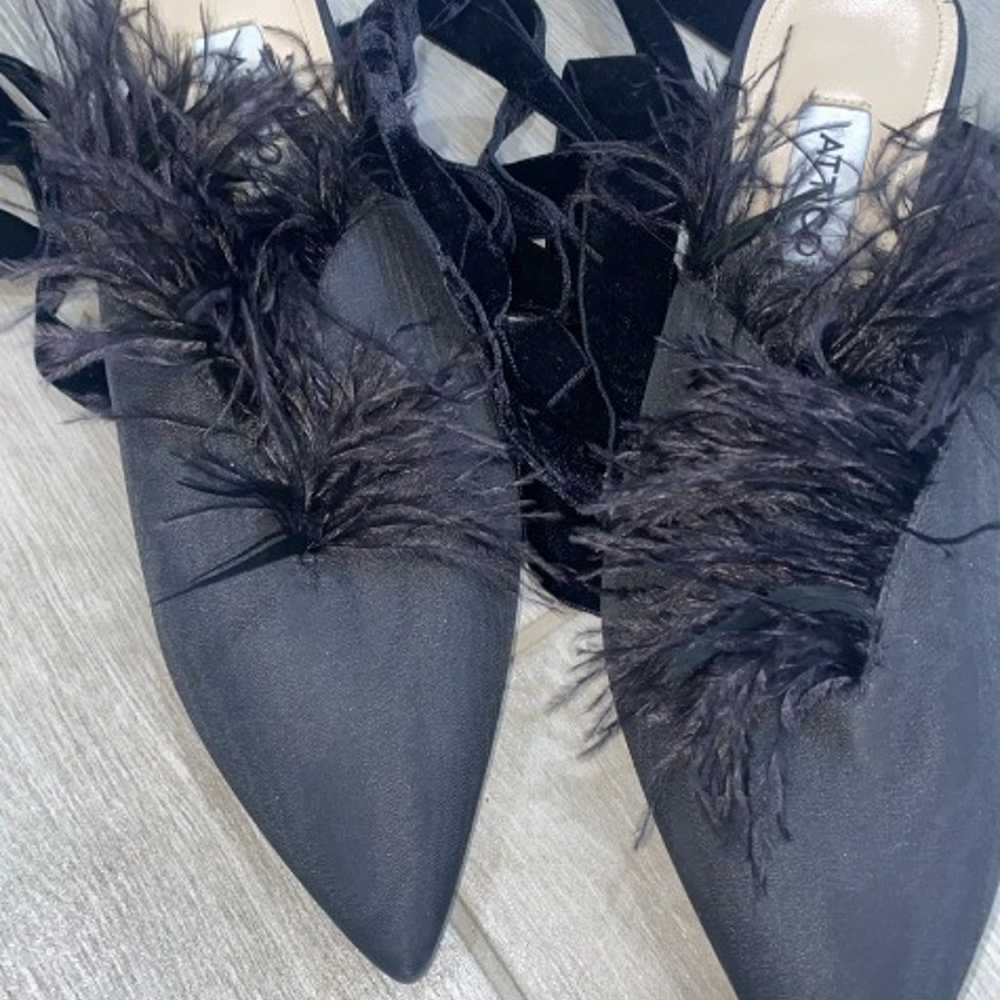 ATTICO black feather  heels - image 3