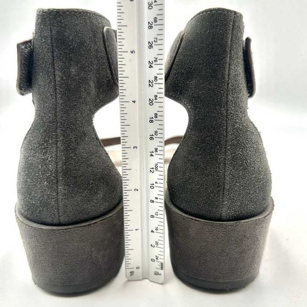 Naked Feet Renzi women's Grey wedge sandal =. SIZ… - image 4