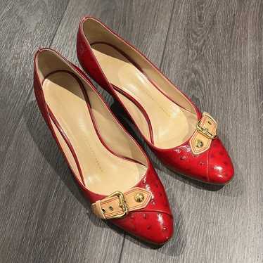 giuseppe zanotti red heels size 37 authentic