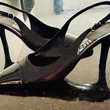 Salvador Ferragamo, slingback heels - image 1