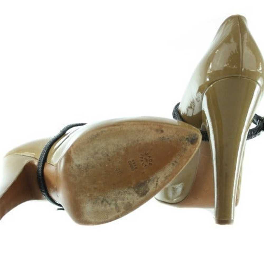 MOSCHINO Tan Patent Leather Pumps - image 5