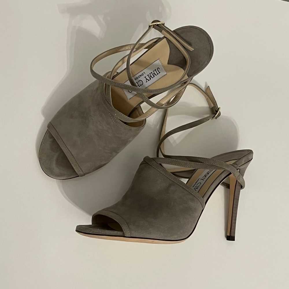 Jimmy Choo suede wrap sandals - image 1