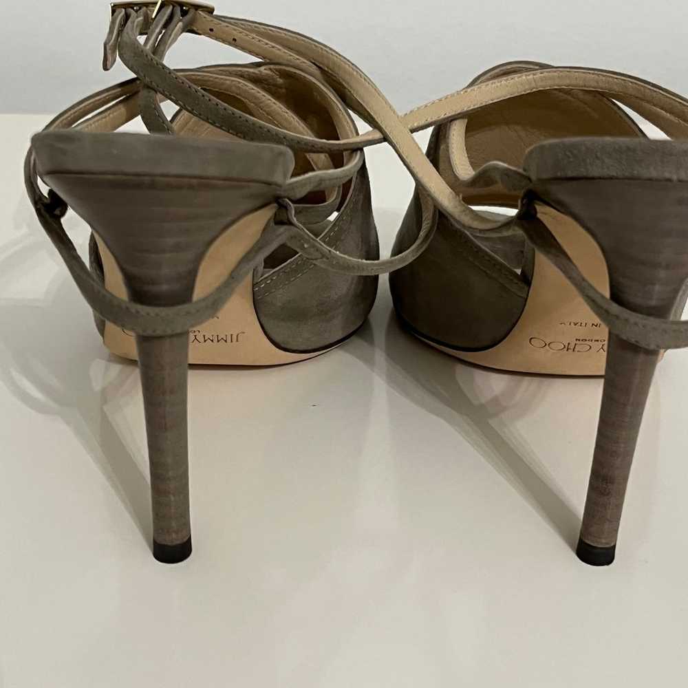 Jimmy Choo suede wrap sandals - image 5