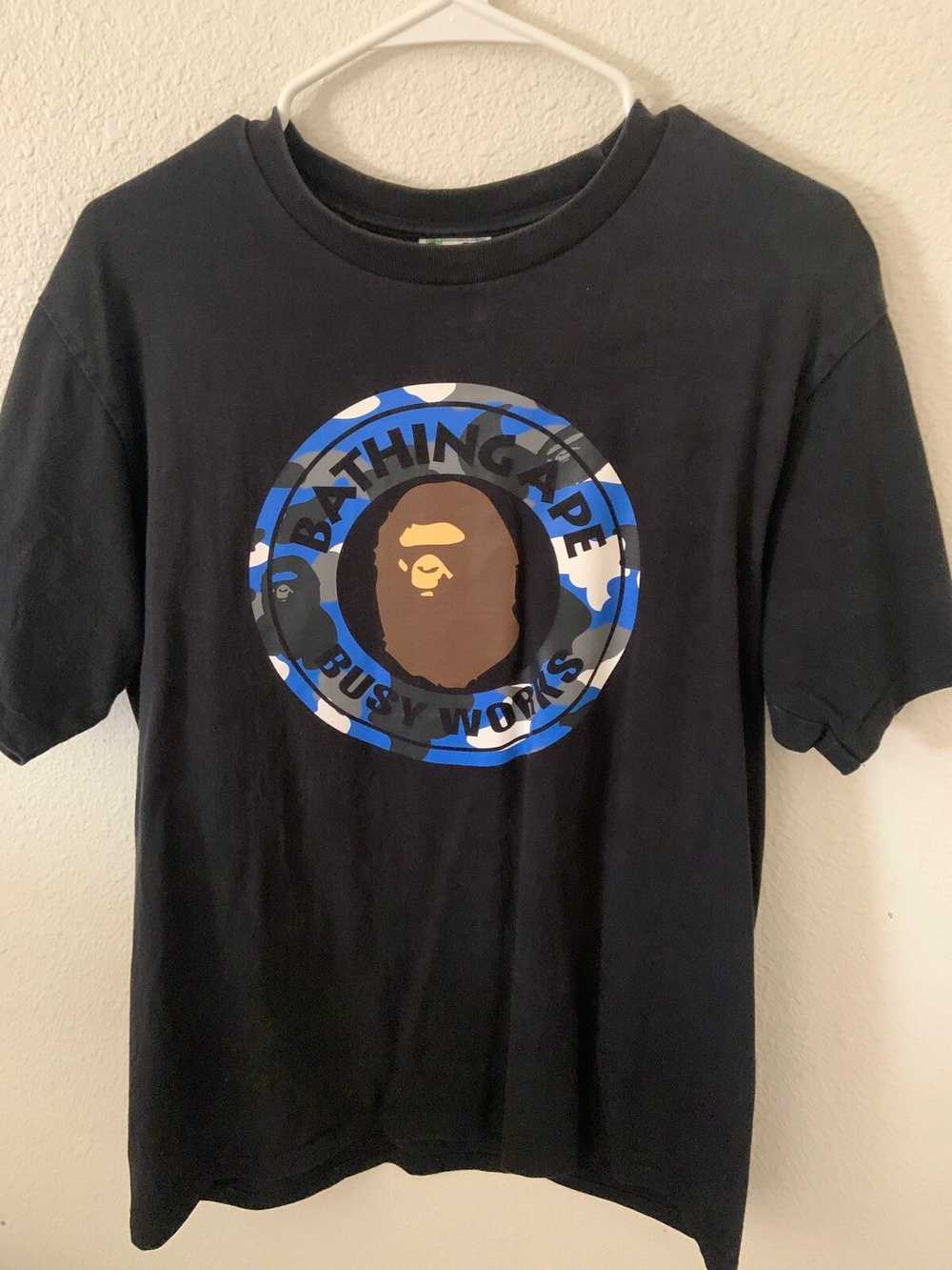 Bape Bape Camo Busy Works Tee - image 1