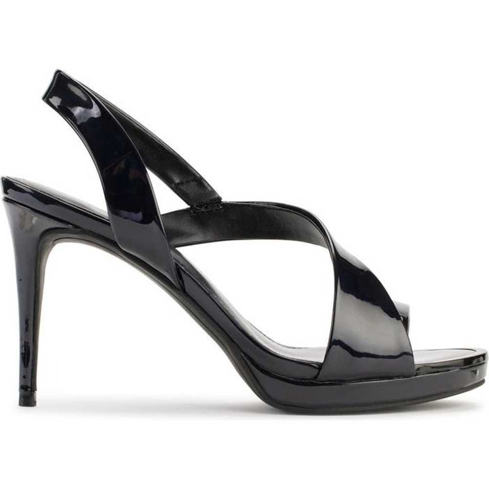 DKNY Sling Back Strappy Black Heels Size 5 - image 12