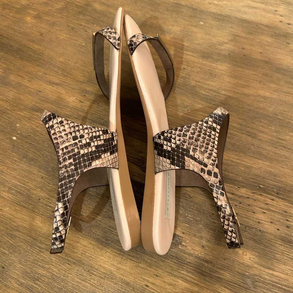 Stella McCartney Snake Leather Sandals Ankle Tag … - image 4