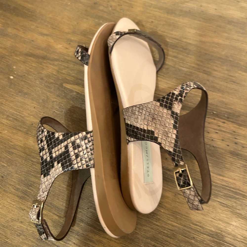 Stella McCartney Snake Leather Sandals Ankle Tag … - image 6