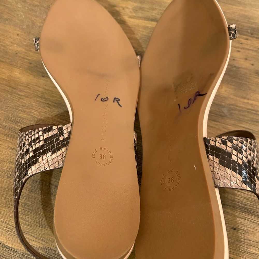 Stella McCartney Snake Leather Sandals Ankle Tag … - image 8