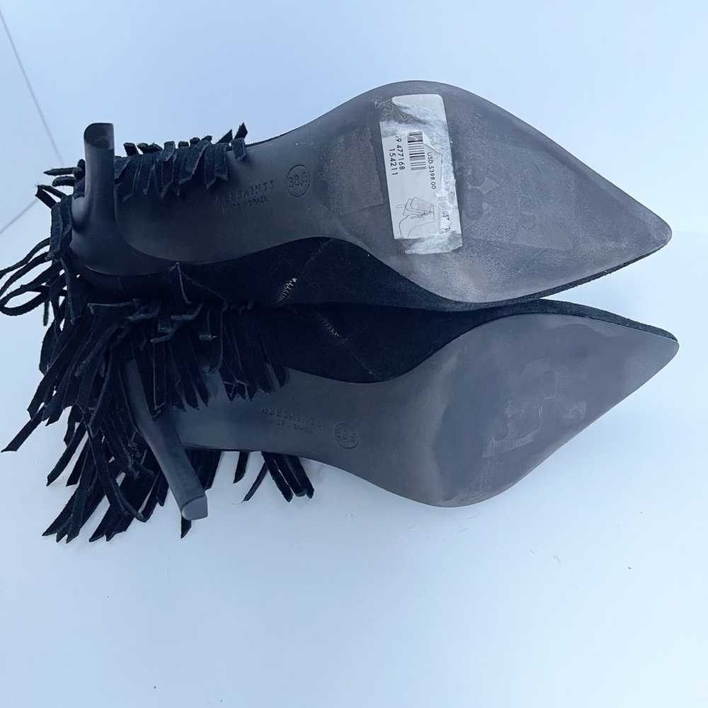 ALLSAINTS Xandra Black Suede Layered Fringe Stile… - image 10