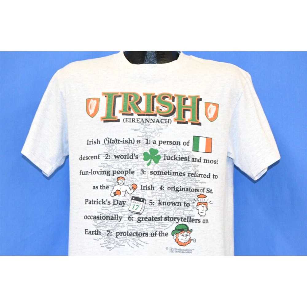 Vintage vintage 90s IRISH HERITAGE FLAG ORIGINATO… - image 1