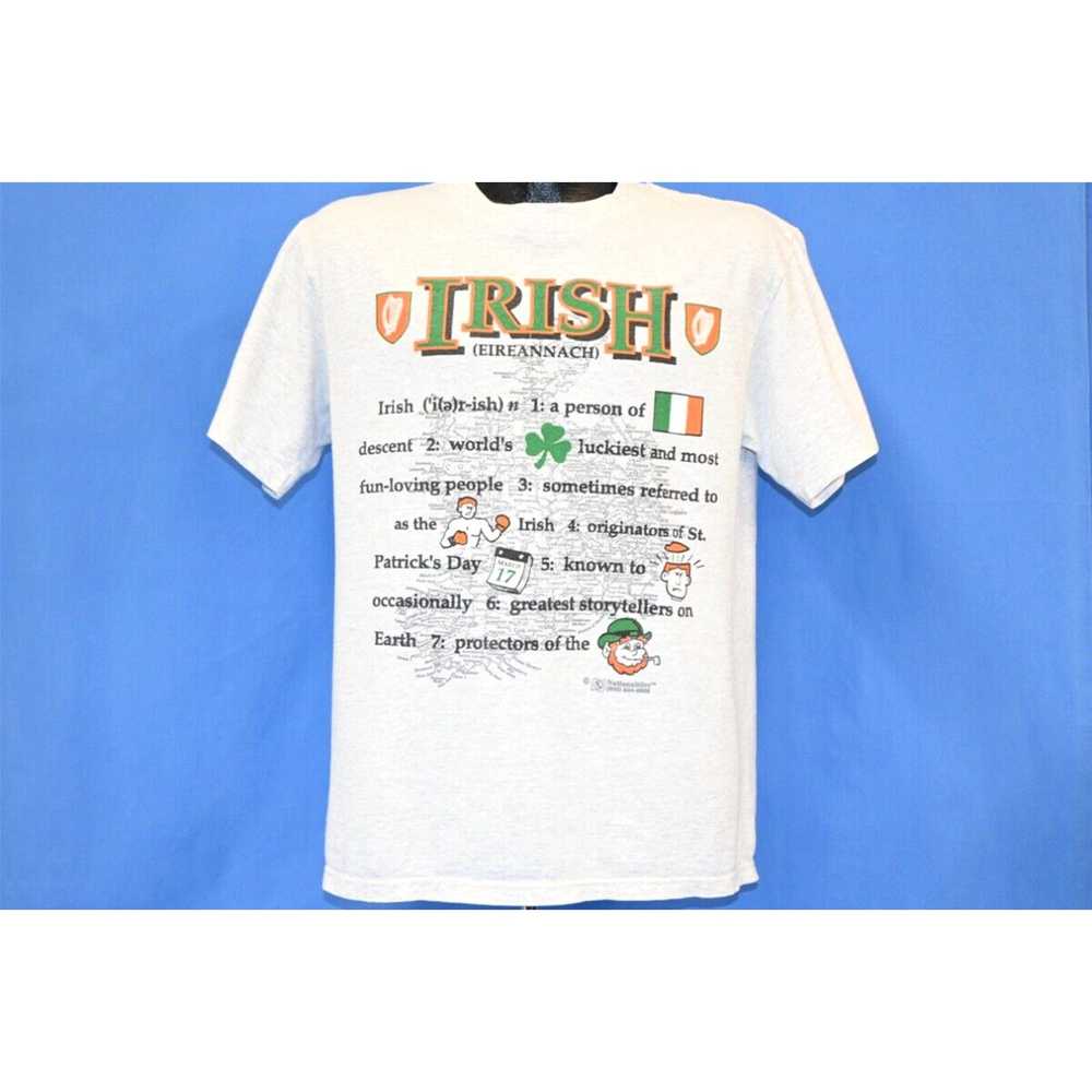 Vintage vintage 90s IRISH HERITAGE FLAG ORIGINATO… - image 2