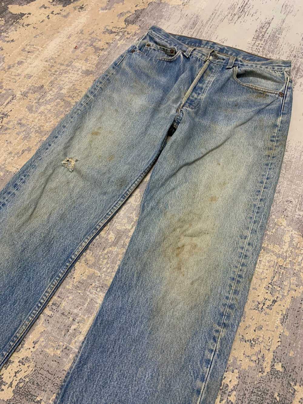 Distressed Denim × Jean × Levi's Vintage Levi’s 5… - image 3