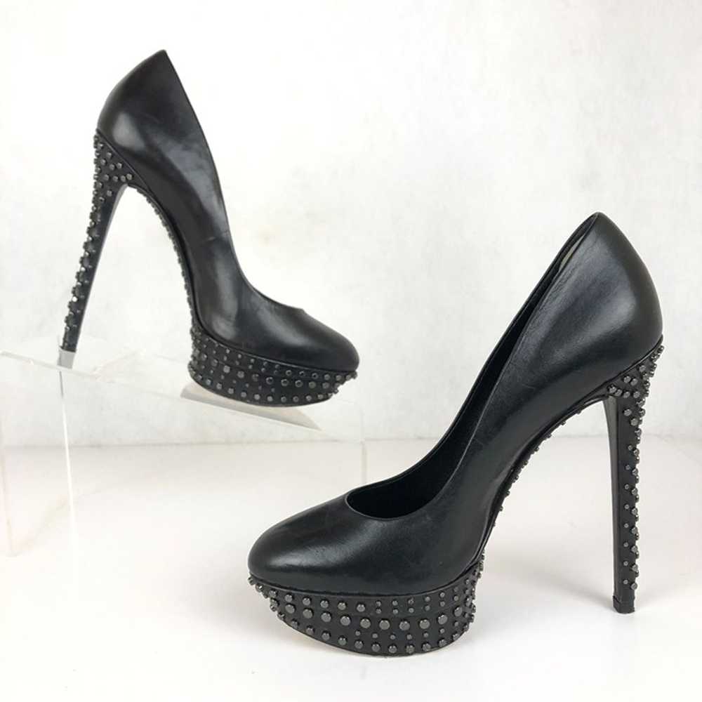 Brian Atwood Women's Size 7 Finvarra Black Leathe… - image 3