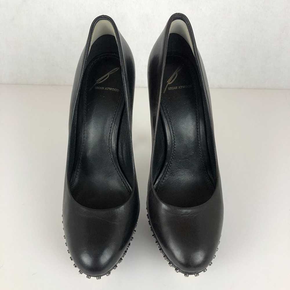 Brian Atwood Women's Size 7 Finvarra Black Leathe… - image 4