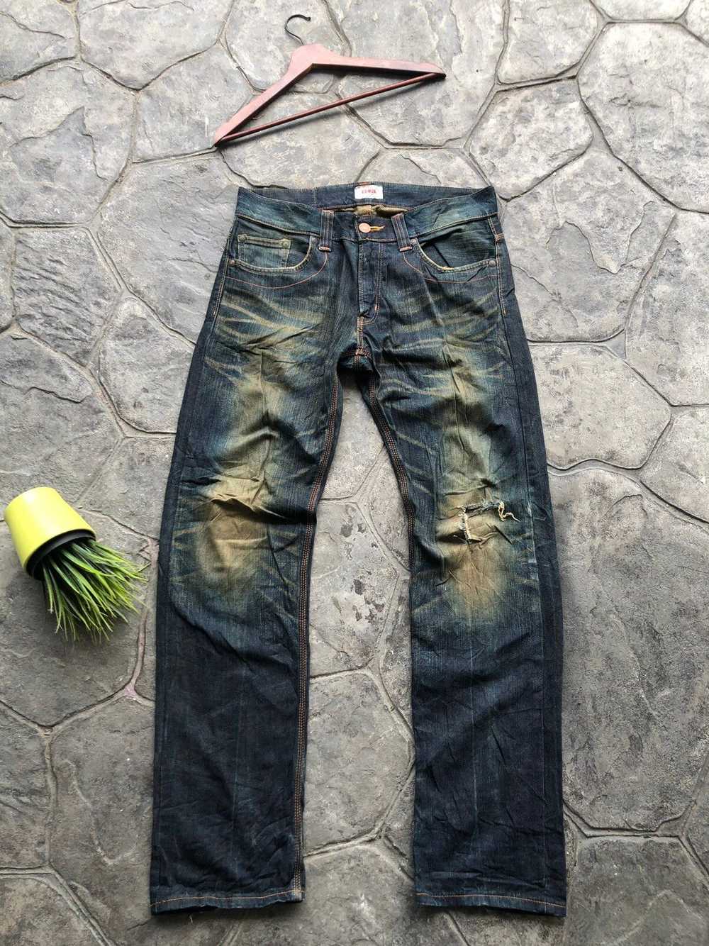 Distressed Denim × Edwin × Japanese Brand Edwin X… - image 1