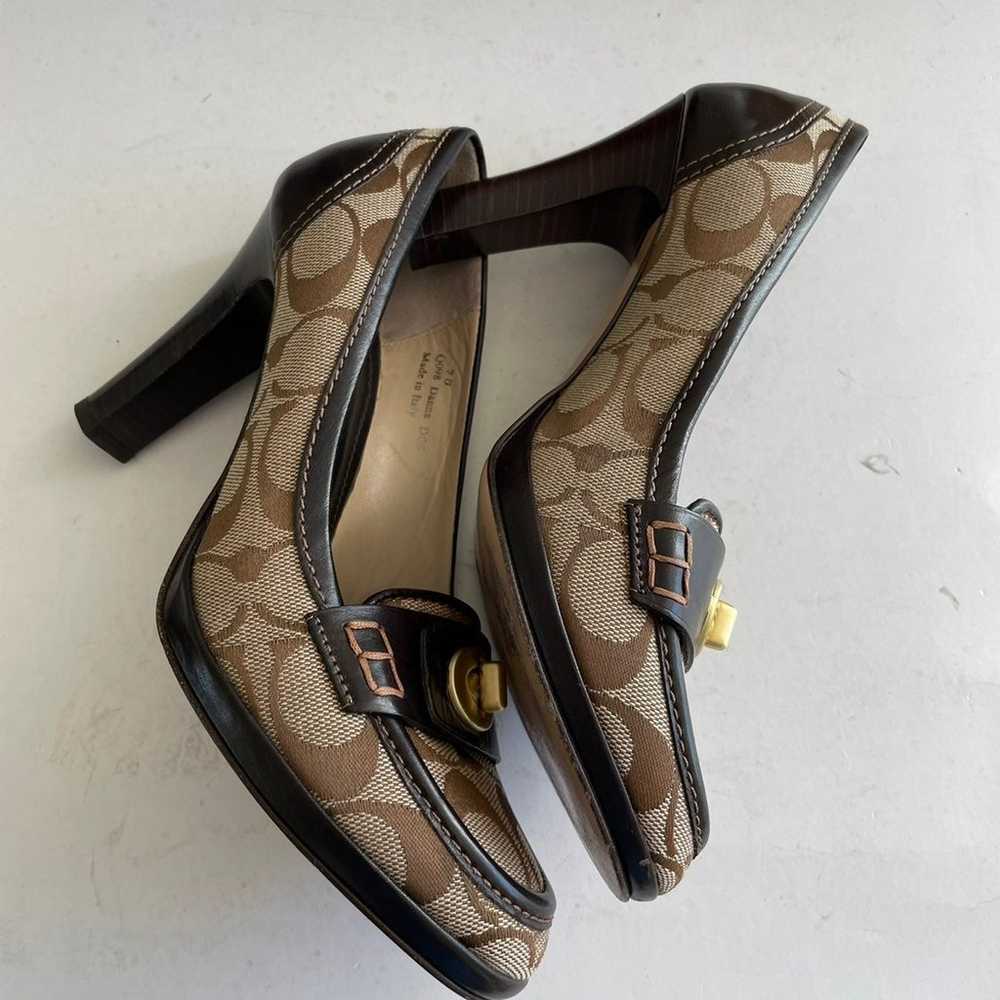 Coach Pumps Sz 7 B - image 3