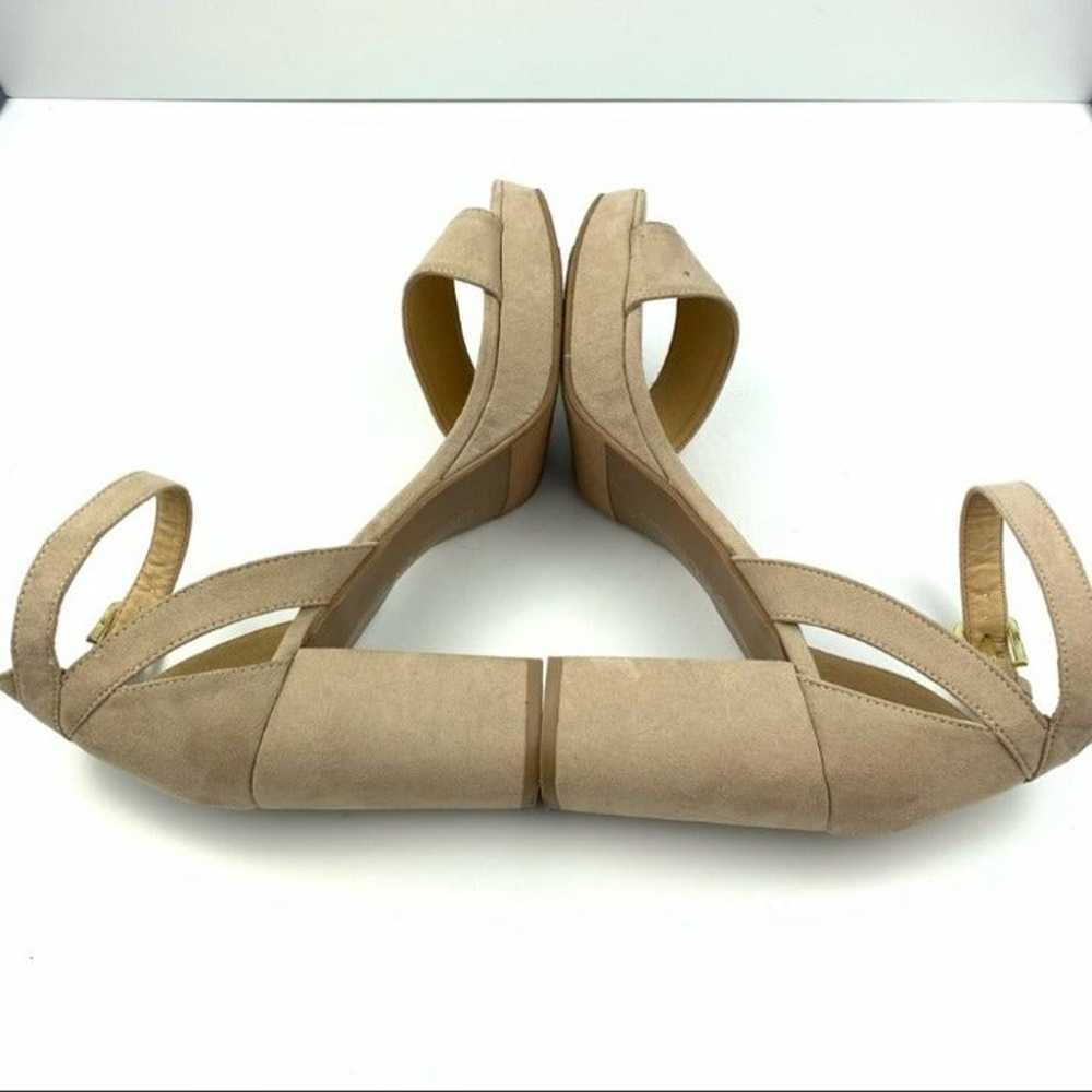 CL by Chinese Laundry heels sz 8.5 39 beige faux … - image 5