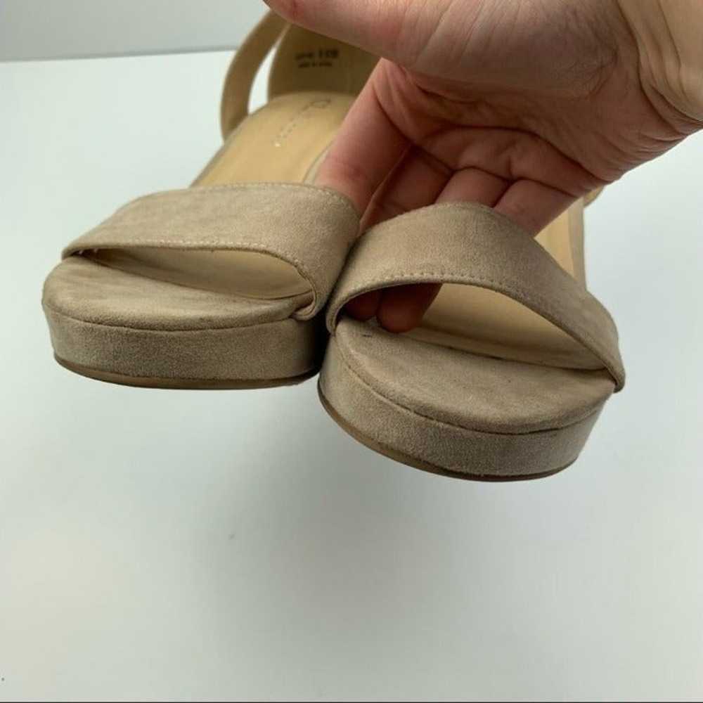 CL by Chinese Laundry heels sz 8.5 39 beige faux … - image 8