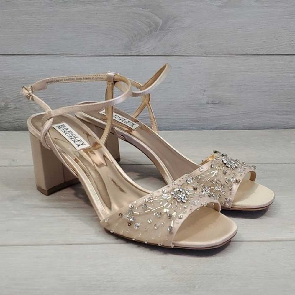 Badgley Mischka Blaine Womens Embellished Sandals… - image 2