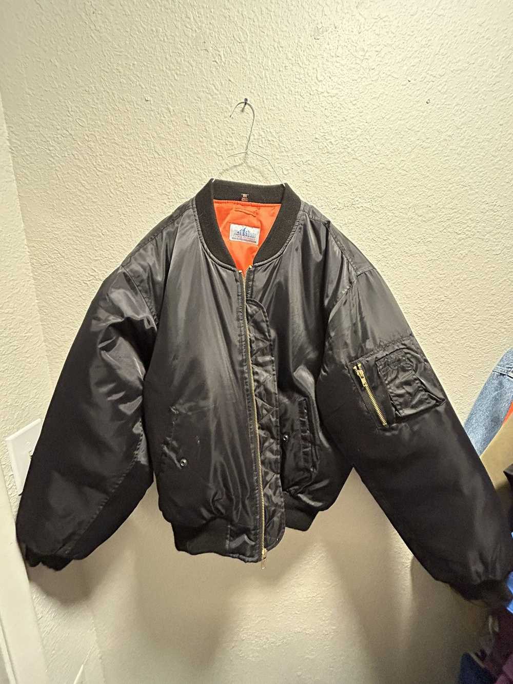Streetwear Black bomber jacket - image 1