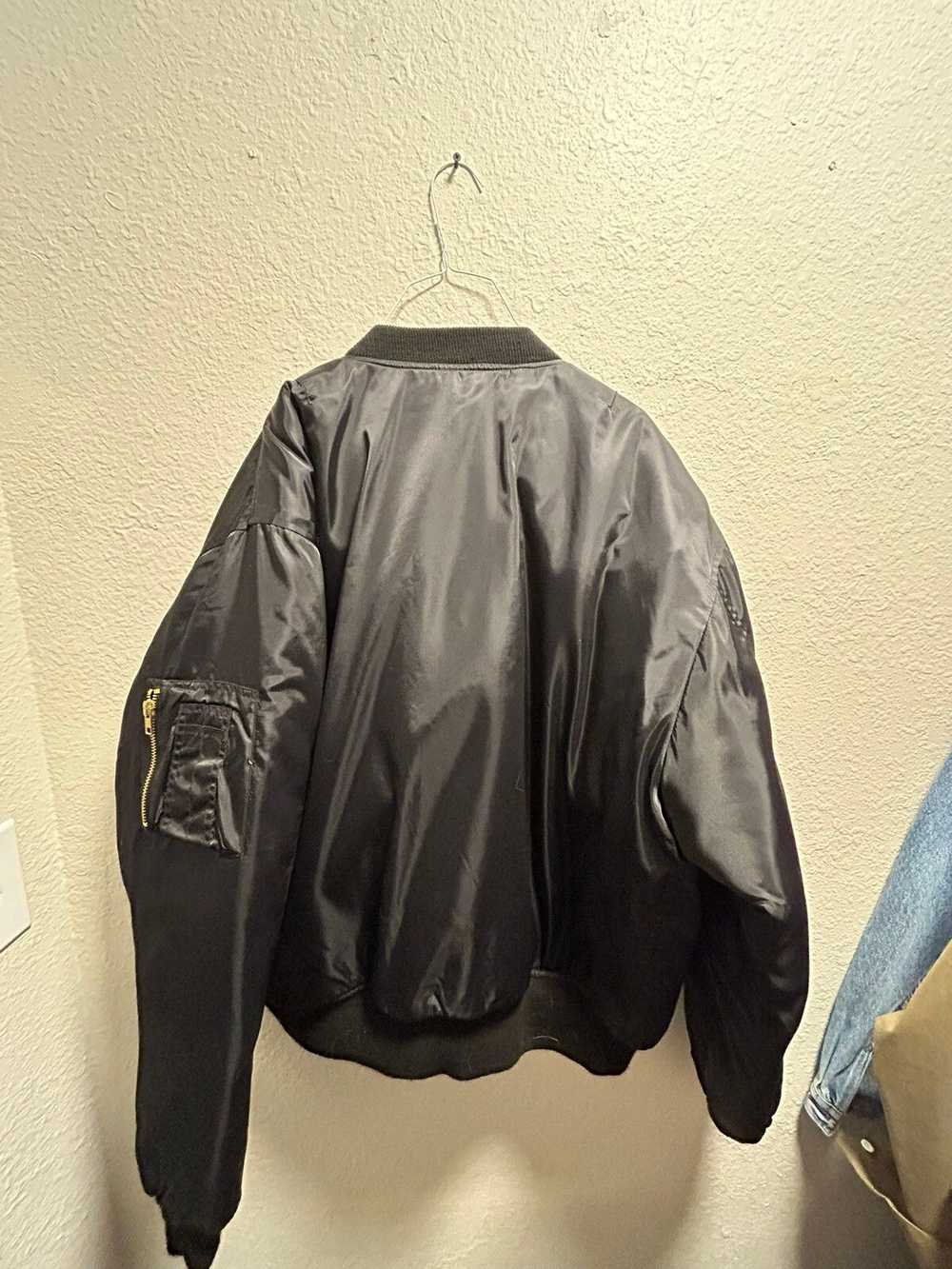 Streetwear Black bomber jacket - image 2