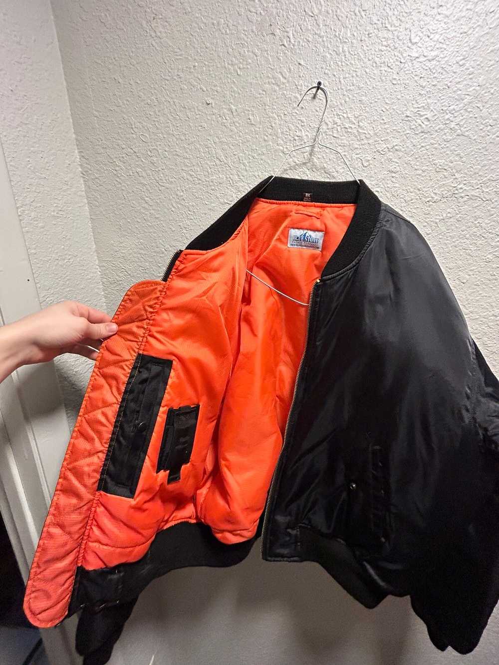 Streetwear Black bomber jacket - image 3