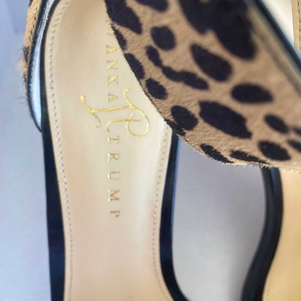 Ivanka Trump leopard shoes size 10M - image 9