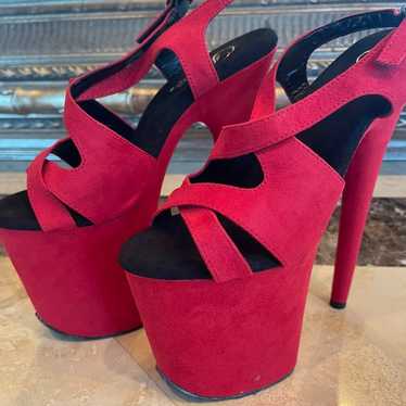 Pleaser Red Lucious Pleaser Heels Size 7…