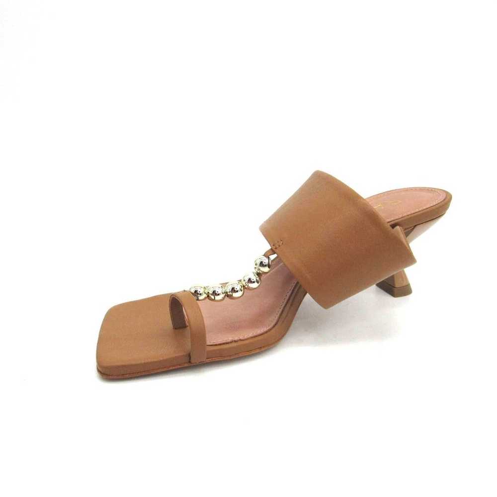 RAYE Uly Leather Slip On Heels in Tan SZ 6 - image 6