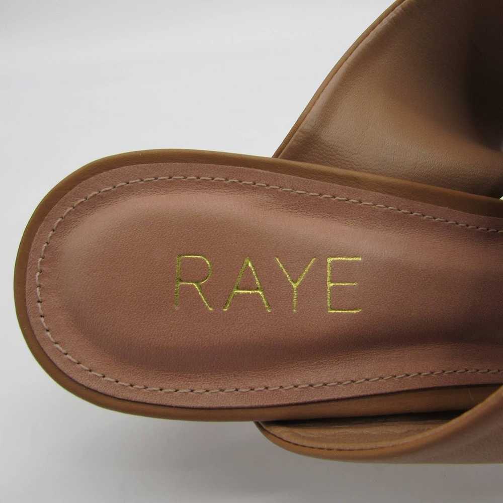 RAYE Uly Leather Slip On Heels in Tan SZ 6 - image 9