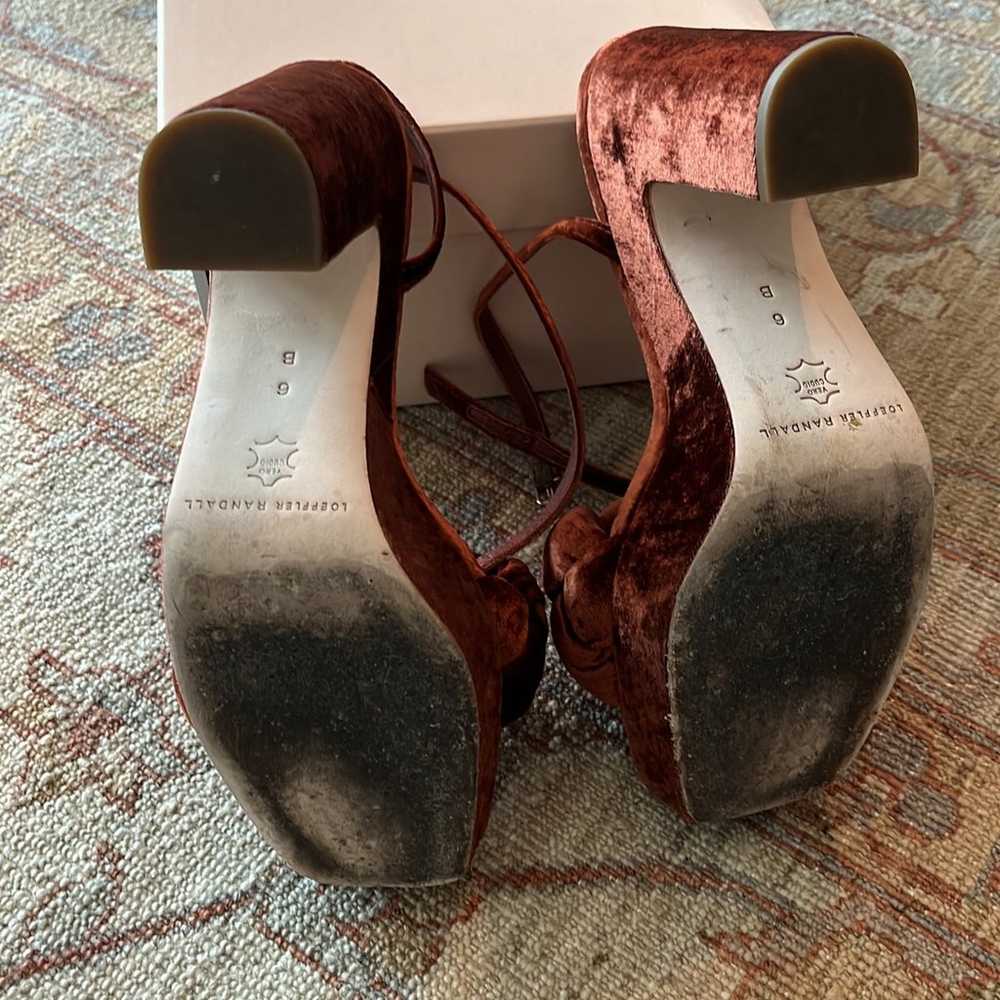 Loeffler Randall Braided Velvet Heels - image 4