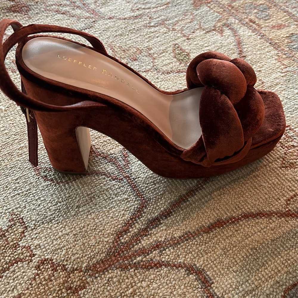 Loeffler Randall Braided Velvet Heels - image 7