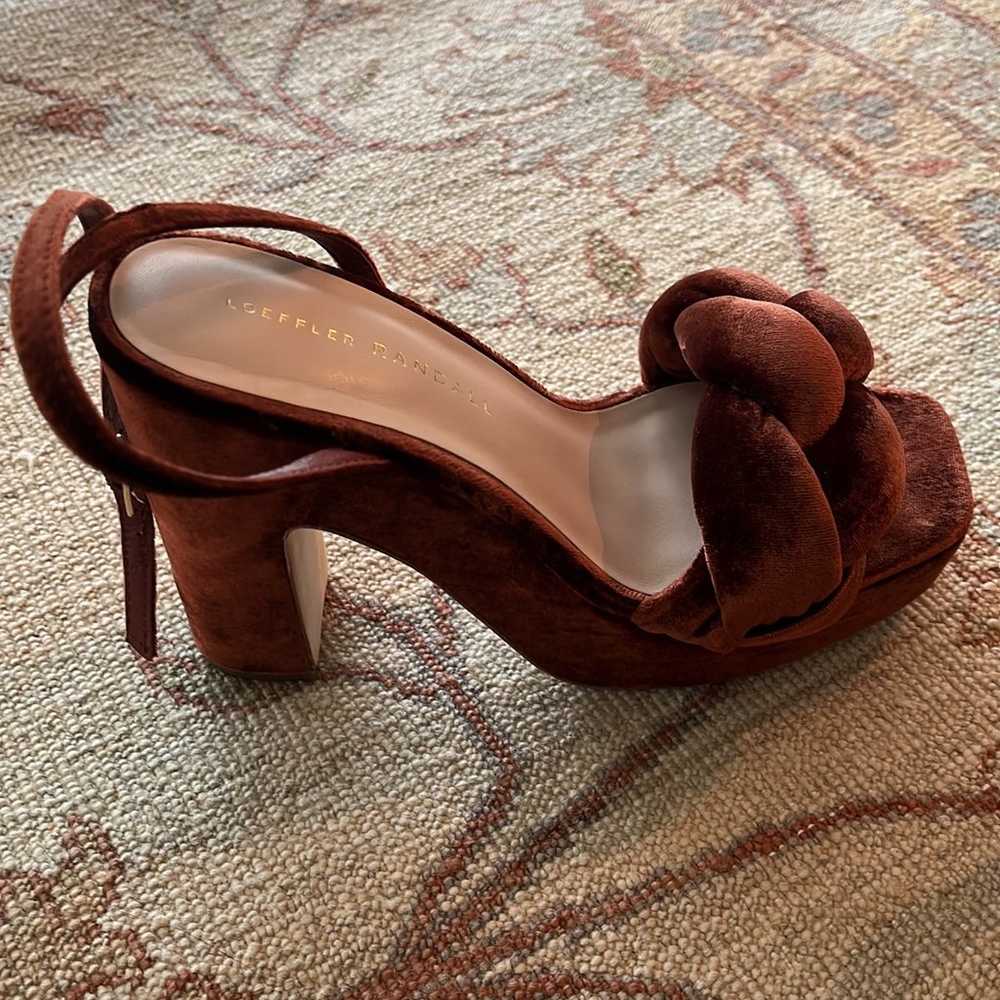 Loeffler Randall Braided Velvet Heels - image 8