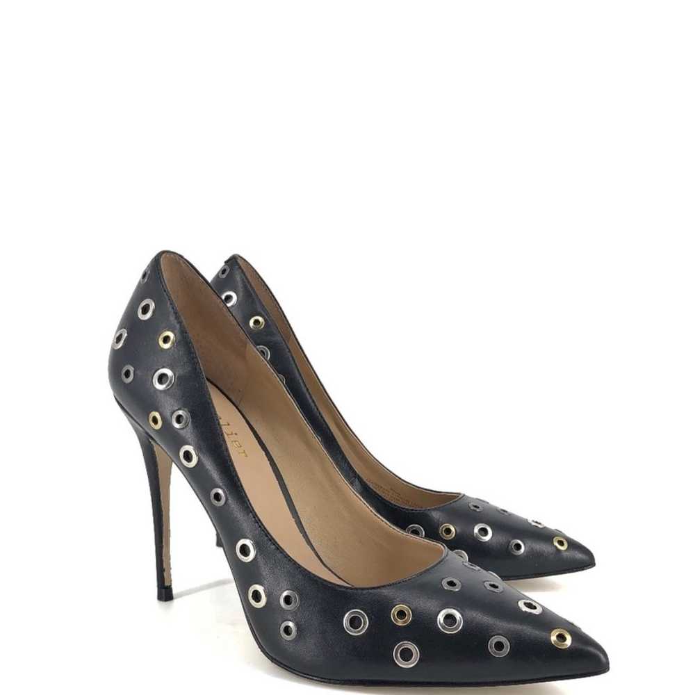 Nicole Miller Grommet Black Heels (8) - image 1