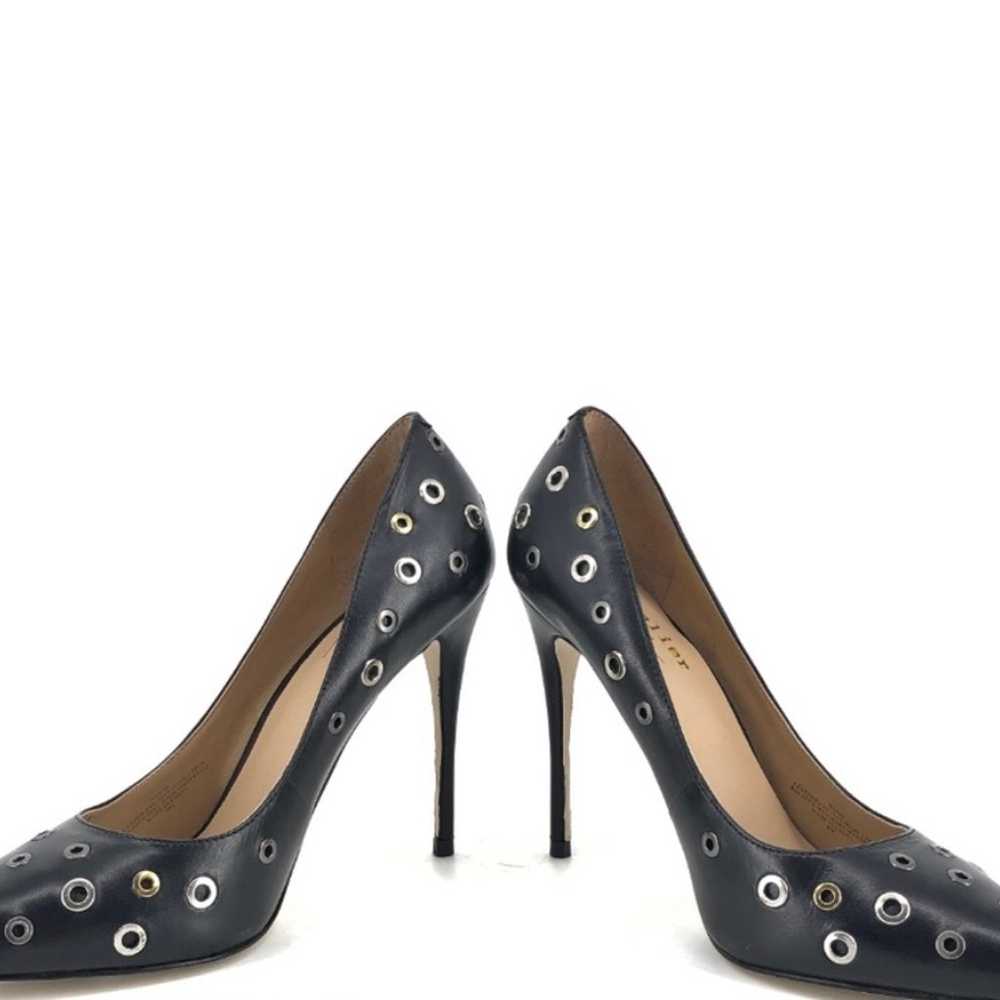 Nicole Miller Grommet Black Heels (8) - image 3